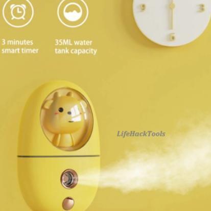 New Deals [Original/Oem] [On Sale] Cute Mini Nano Face Steamer 2021 35Ml Spray Mist Sprayer Mdl-Q801