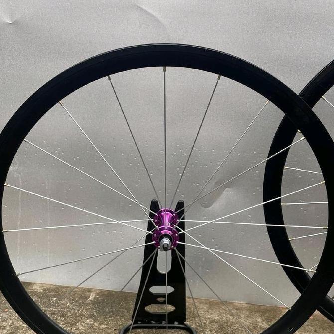 Wheelset Sepeda Fixie Doltrap 20/24H Alloy Ringan Sepasang Depan Belakang [terbaik]
