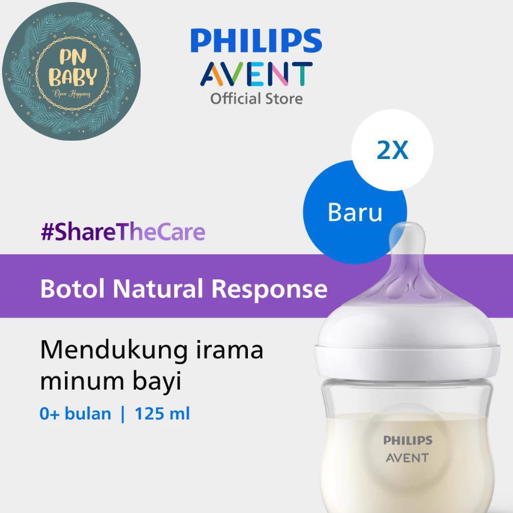 Avent Philips Natural  Response 3.0 Dodot Bayi 125 ml dan 260 ml  0M+ / Botol Susu Bayi