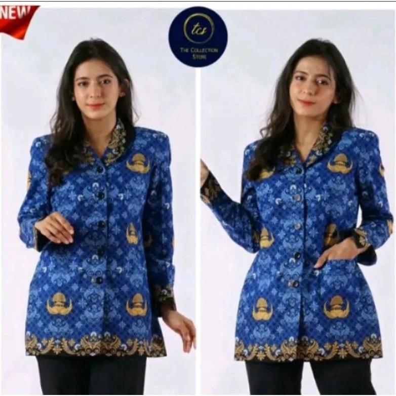 Tahan Lama Seragam Korpri Terbaru 2022 //Batik Korpri Pria Wanita Full Furing