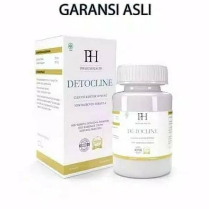 NEW OBAT ANTI PARASIT DETOCLINE - OBAT ANTI CACING & PENGHILANG BAU MULUT ORI