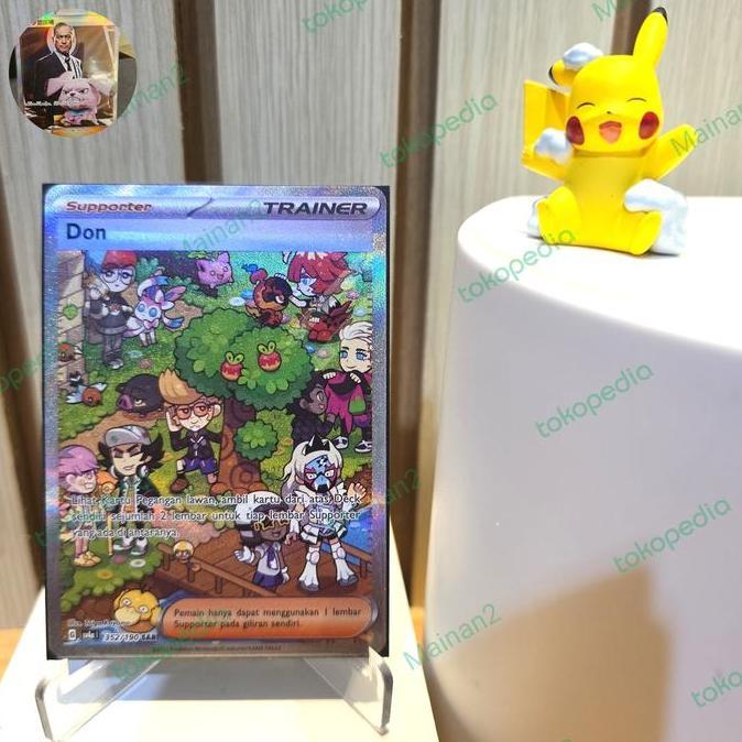 Don Sar sv4a 352/190 harta berkilau kartu pokemon tcg indo
