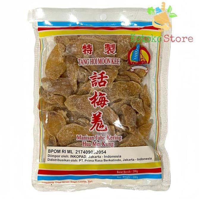 Preserved Ginger Tang Hoi Moon Kee / Manisan Jahe Kering TTS 200gr