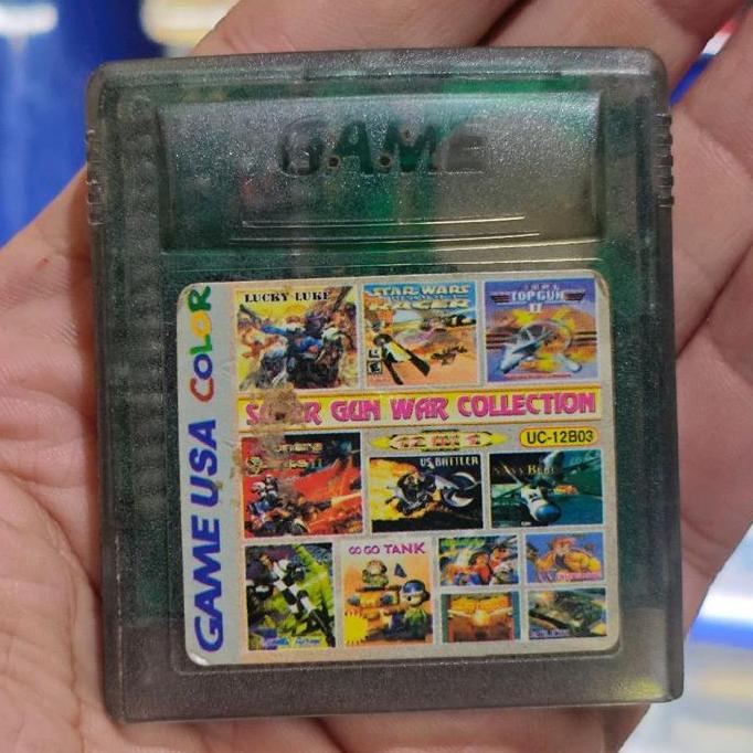 CARTRIDGE KASET GAMEBOY GAME BOY GB GBC DMG MULTI 12 IN 1 FG75