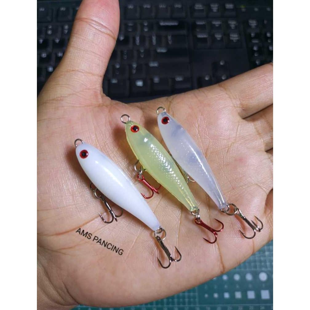 UMPAN CASTING HAMPALA 4.5CM / LURE HAMPALA / UMPAN PANCING / SWIMMER HAMPALA / LURE GLUE STICK