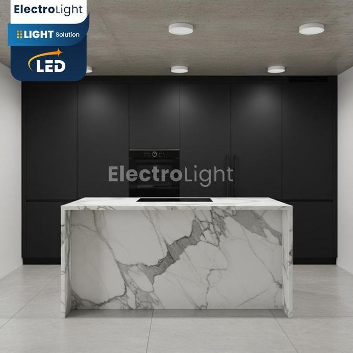 Downlight LED bulat outbow putih 220v terang penerangan ruangan minimalis simple aluminium