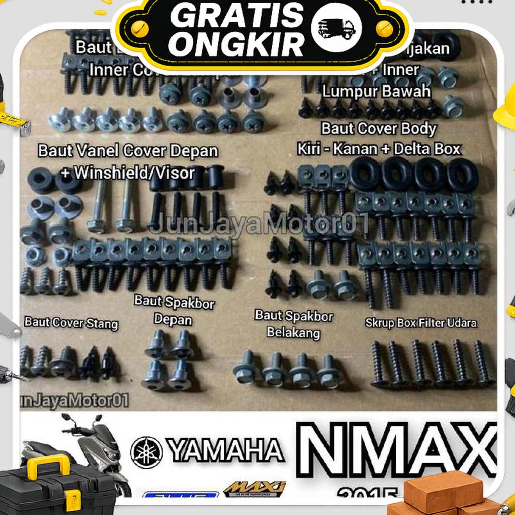 Baut Full Body Yamaha N-Max / Baut Set Full Body Nmax