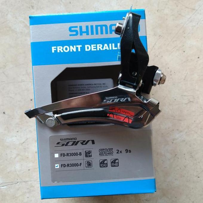 FD front derailleur shimano original SORA R3000 F braze on sepeda roadbike lipat