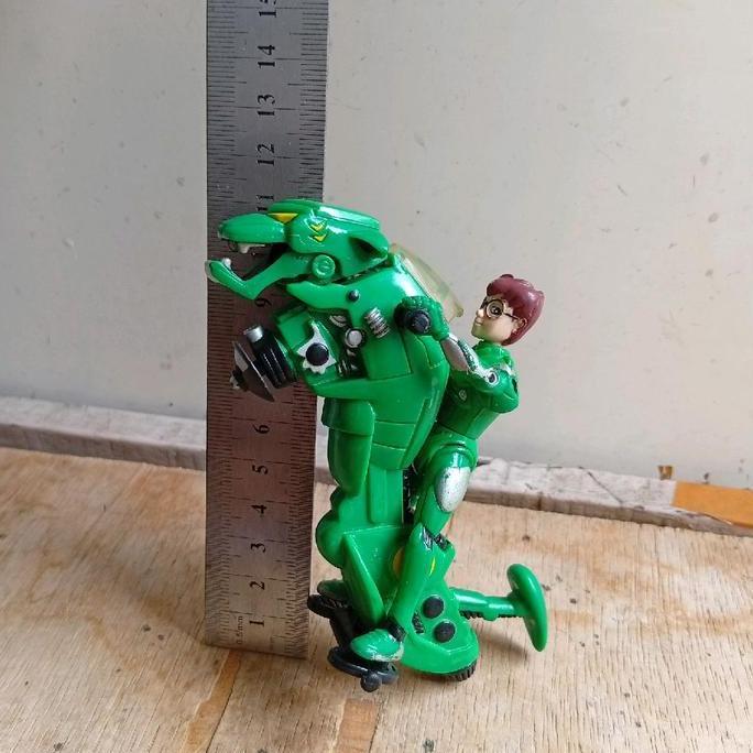 FIGURE ACTION VINTAGE VOLTRON FORCE HIJAU CS99