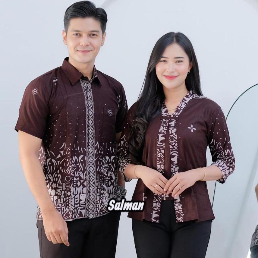 Batik Couple Atasan Batik Couple Modern Bahan Katun Premium