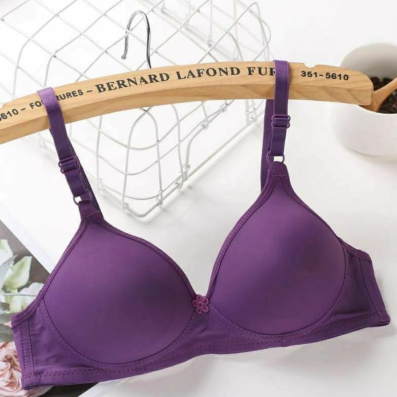 SUPER DEAL Paket isi 3 Pcs Bra Remaja BH ABG Polos Tanpa Kawat KEKINIAN
