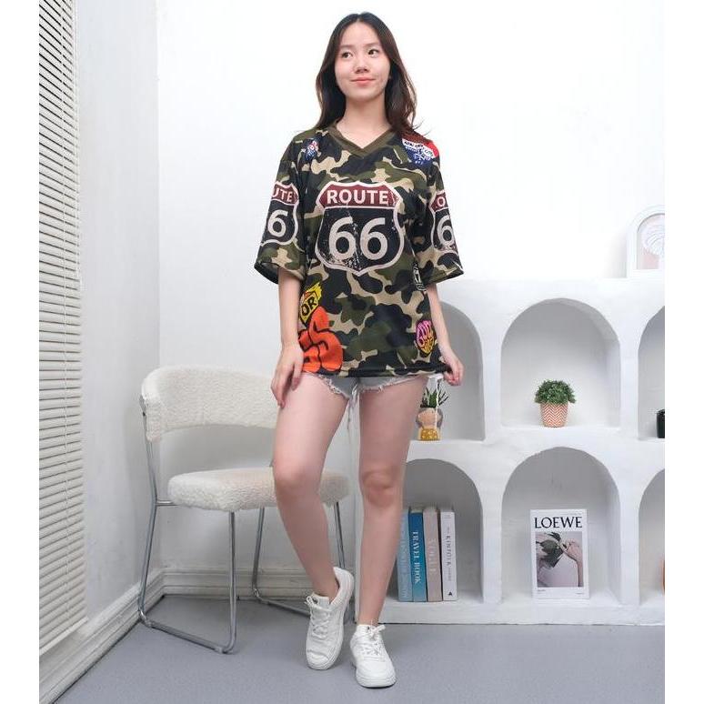 GK_Jersey Oversize / Streetwear / Number Series / Boxy Fit / Retro Vintage / Sport / Fashion Wanita 