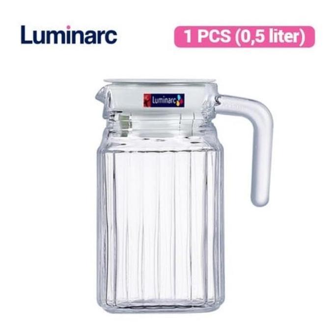 1 SET ISI 6 PCS TEKO LUMINARC 0.5 L /WATER JUG SUSU/JUICE PITCHER VS