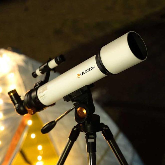 Teropong Bintang Astronomical Star Trang Celestron Camping Berkemah Sctw70 Zoom 1X