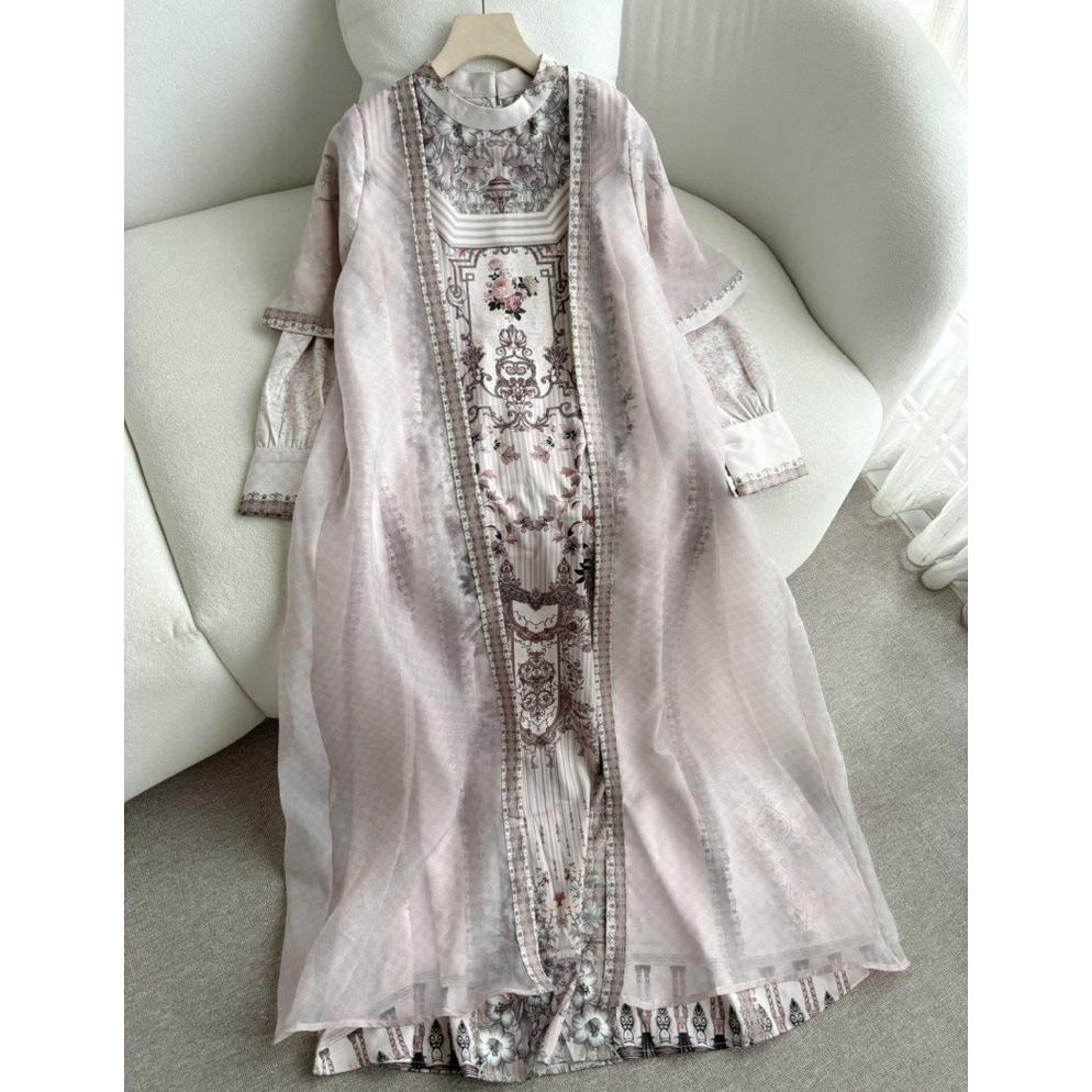 promo candy lady pesona set hijab maxi / gamis sultan lebaran sarimbit keluarga dress ramadhan motif