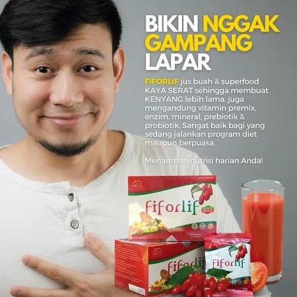 Fiforlif Asli Fiber Diet Detox Pt Abe 5 Sachet & Box Fiforlife