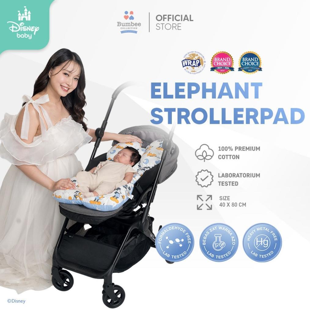 Bumbee Collection - Elephant Stroller Pad Alas Stroller Bayi 3 in 1