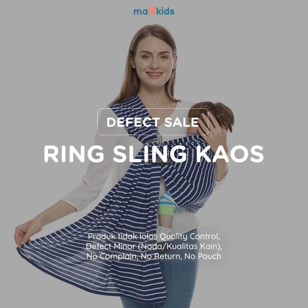 (Defect ) Malilkids Gendongan Bayi Ring Sling Kaos