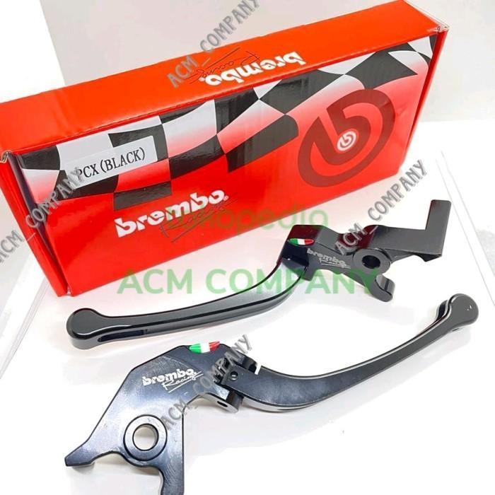 Handle Handel Rem Lipat Brembo Full Cnc Black Vario 160 Abs & Cbs Original Dan Terpercaya