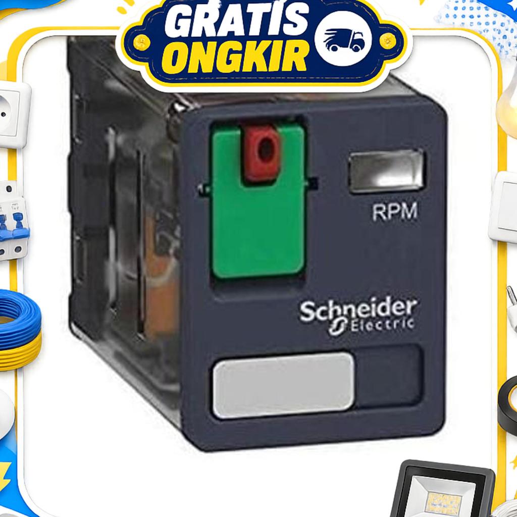 Schneider Relay Plug In 2Co 15A Tanpa Led 24Vdc Rpm21Bd