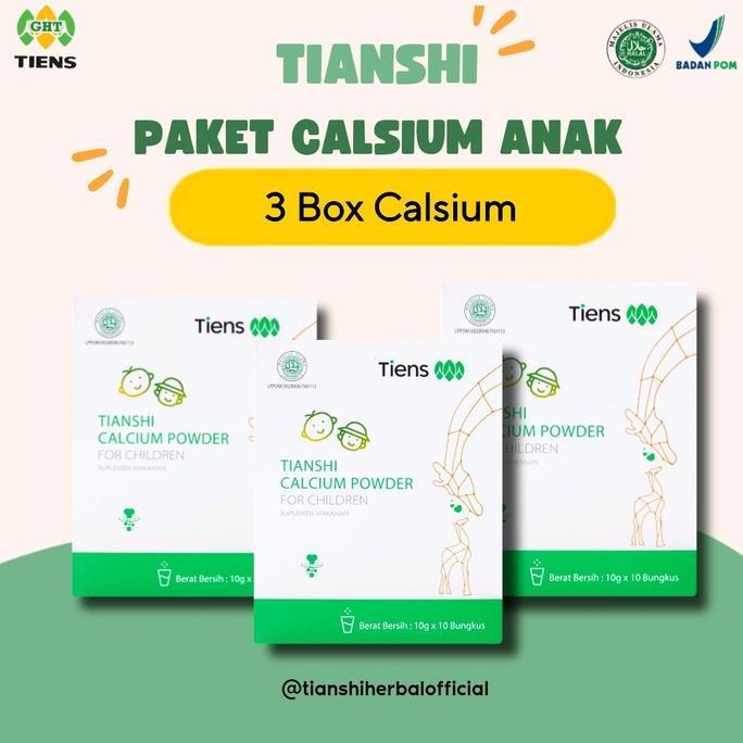 Paket 3 Box Kalsium Anak tiens