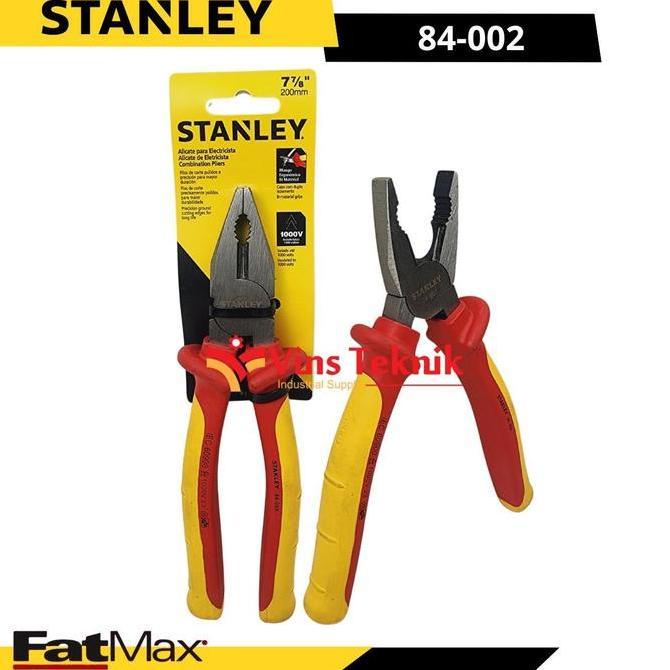 Murah Stanley Tang Kombinasi Tang Listrik Vde Combination Pliers 8" 84-002