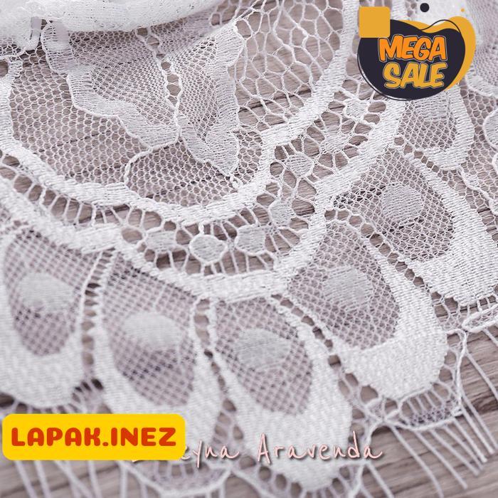 SET BRA SEXY + CD LACE TRANSPARAN TANPA KAWAT LINGERIE LG118 BY INE'Z COLLECTION