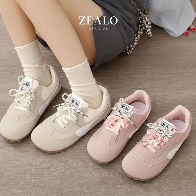 Zealo 395 Sepatu  Korea Wanita Sneakers Casual Sporty Ringan Trendi