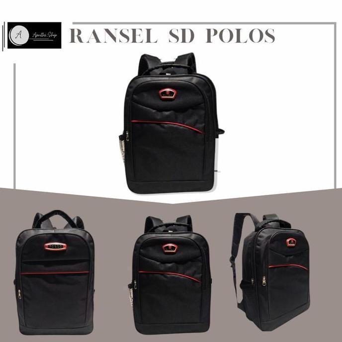Tas Polo Anak,Ransel sekolah kelas 1 sampai 3 SD,Tas sekolah polos