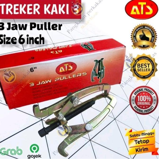 Promo Treker Ats 6" Inch / Tracker Trecker 3 Jaw Gear Puller 3 Kaki Cabut Bearing Laker Klaker Lahar