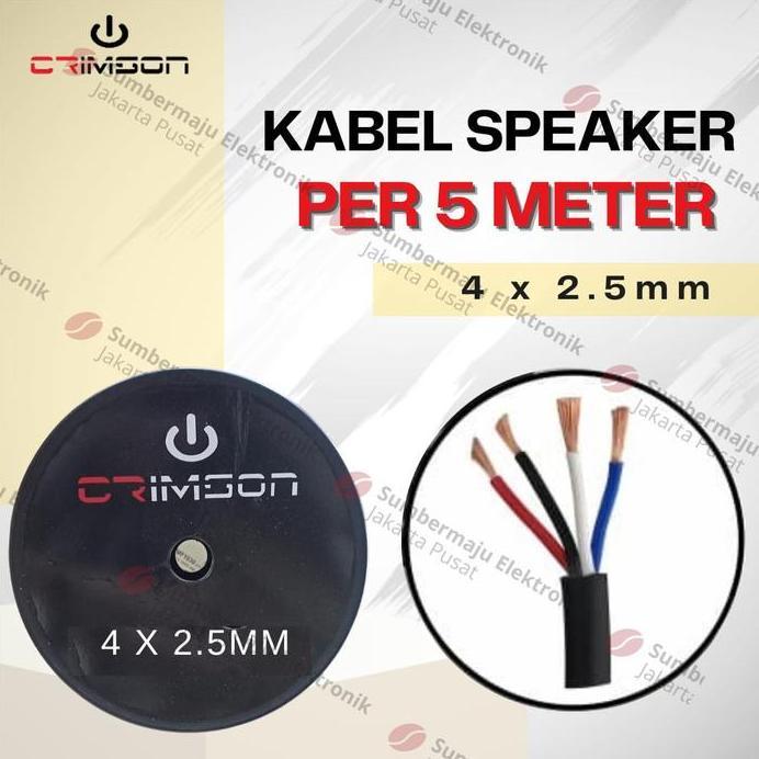 Kabel Speaker Crimson 4 x 2.5 mm original Crimson 4x2.5 mm 5 meter
