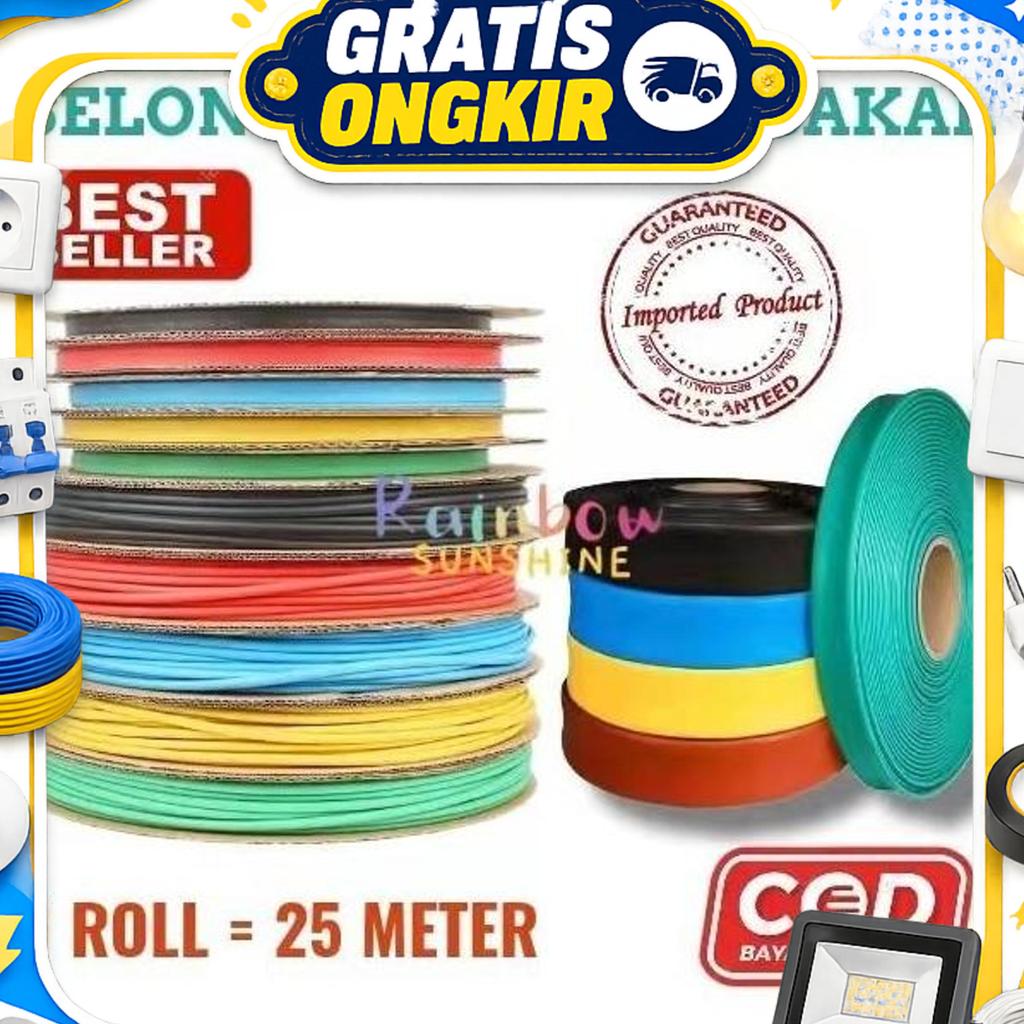Heatshrink Diameter 70Mm Heat Shrink Tubing Selongsong Kabel Bakar