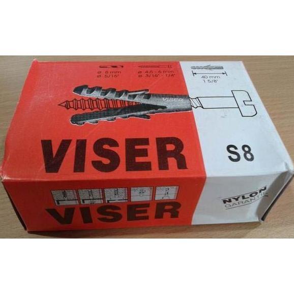 New Viser Plug S8 Nylon Toogle S8 Viser Nylon New S-8 Plug Nylon S8