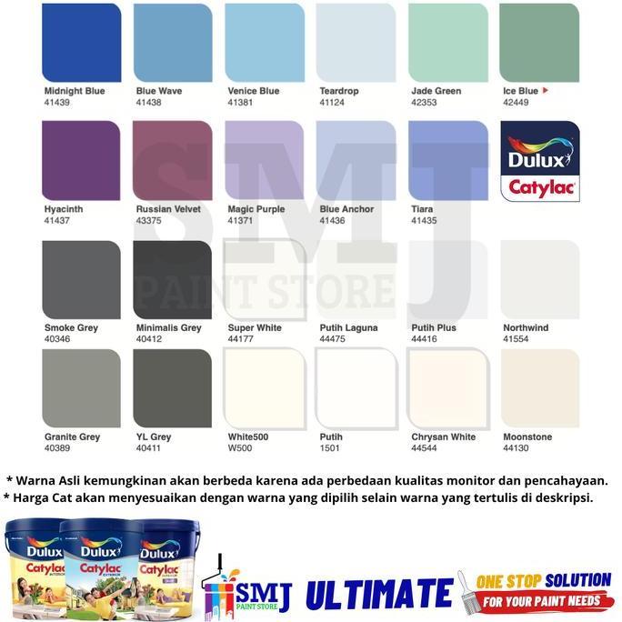CAT TEMBOK EXTERIOR DULUX CATYLAC EXTERIOR WARNA 5 KG
