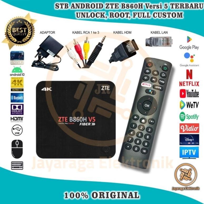 PROMO TERBARU PROMO STB Android Smat TV Box B86OH V5 4K TERBARU OS 12 NEW UI Unlock Root Full Custom