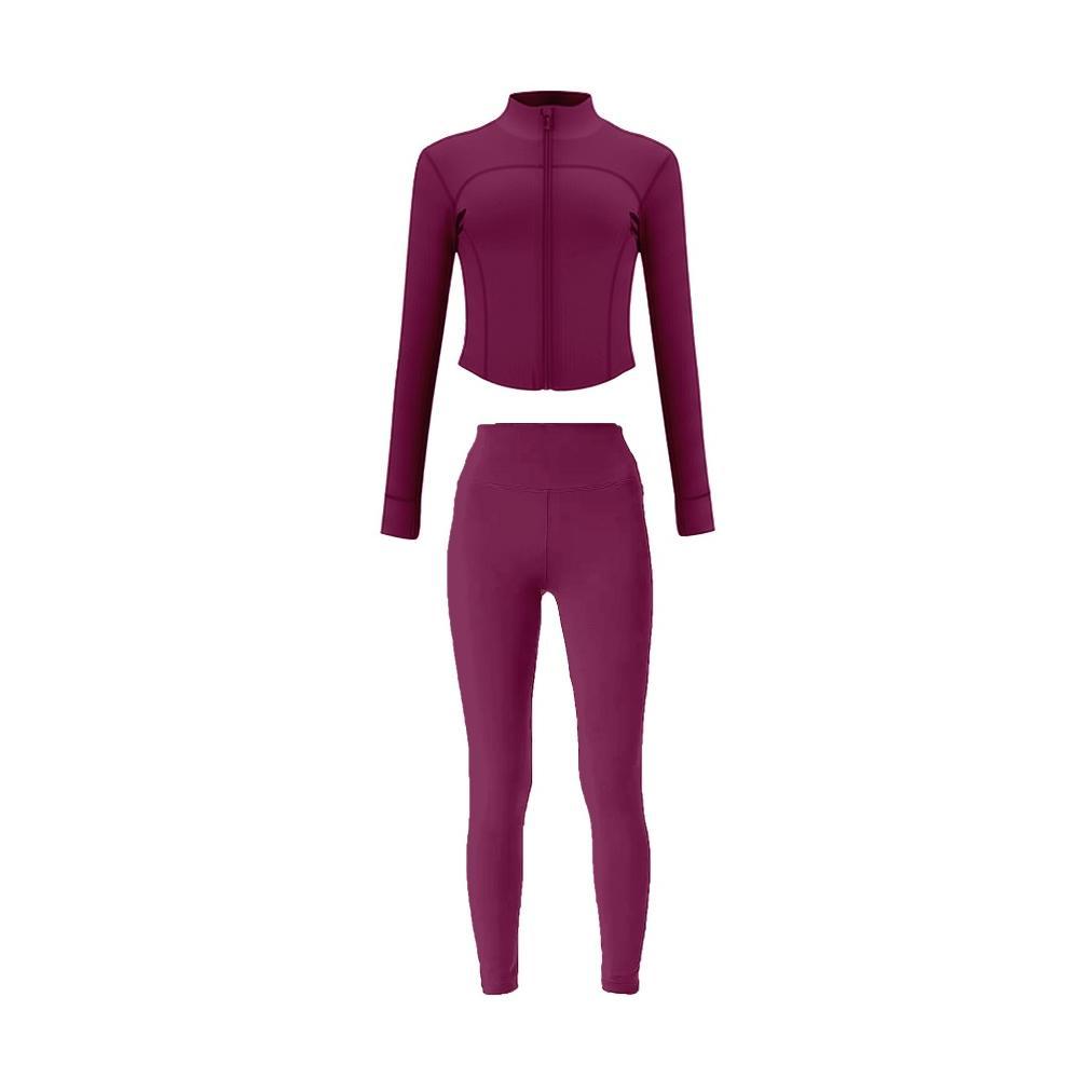 Premium V3 - Setelan Jaket Olahraga Wanita Setelan Baju Zumba Setelan Jaket Gym Baju Olahraga Polos 
