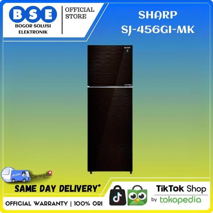 KULKAS SHARP 2 PINTU SJ 456GI MK 352L | SHARP SJ456GI MK INVERTER