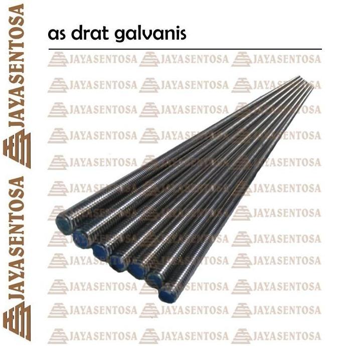 LONG DRAT M6 X 3M /AS DRAT HALUS/AS DRAT M6 X 3 METER/THREAD ROD GRADE 4.8 TERBARU