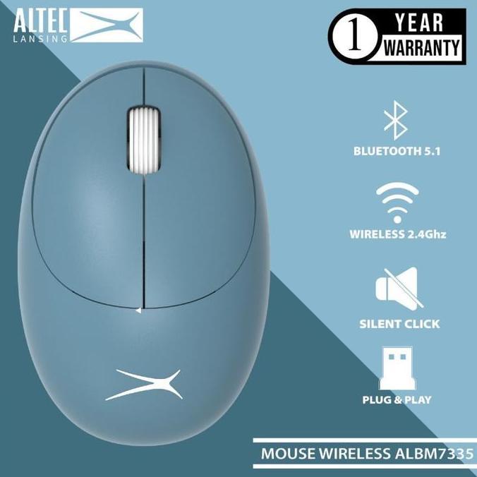 Altec Lansing Mouse Bluetooth + Wireless Dual Mode ALBM7335
