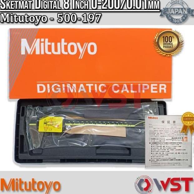 Mitutoyo Sketmat Digital / Digital Caliper / Sigmat 8" 500-197