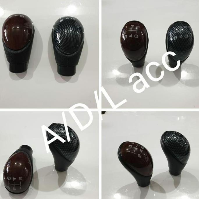 GEAR KNOP KNOP GIGI MOBIL PERSENELING MOBIL HITAM CARBON COMBINAS KAYU RESTOCK