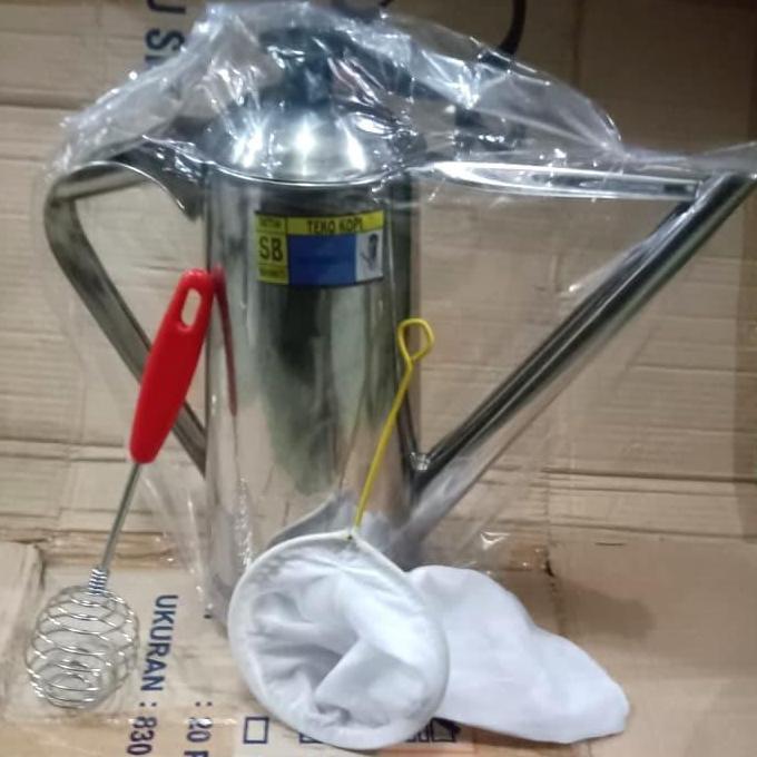 paket hemat teko teh tarik / teko thai tea / teko teh stainless