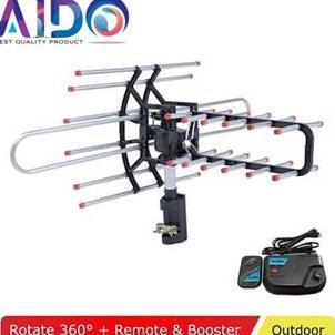 Antena TV digital outdoor / luar + remote + booster TV 950 antena remo