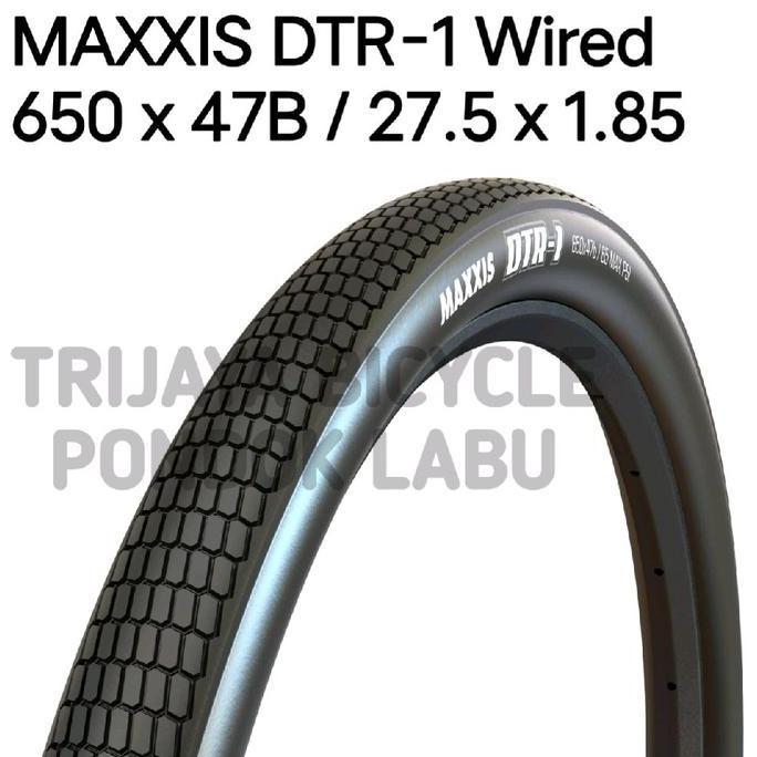 Maxxis 650 x 47B DTR-1 Atau 27.5 x 185 Wired - Ban Luar 650x47B / 27.5x1.85 Maxxis DTR-1 Ringan Satu