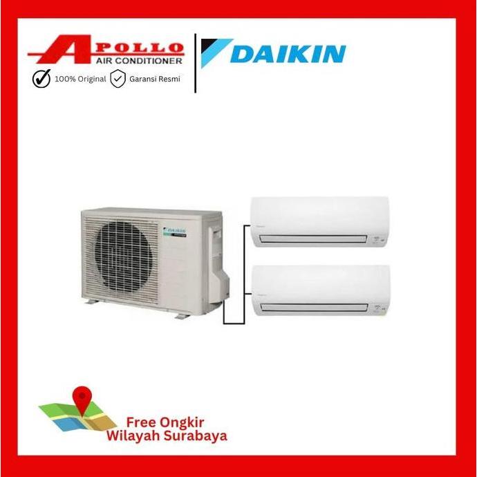 AC DAIKIN AC Multi S 2MKC30QVM4 (IND 1/2+1/2PK) [ 1outdoor & 2indoor ]
