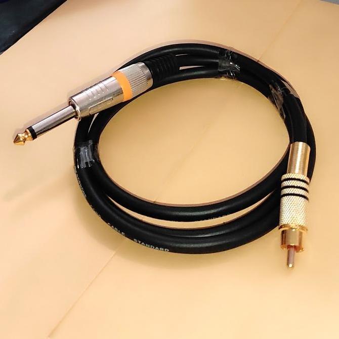 Kabel Jack Akai Mono 6.5mm to RCA Male / Kabel RCA to Akai