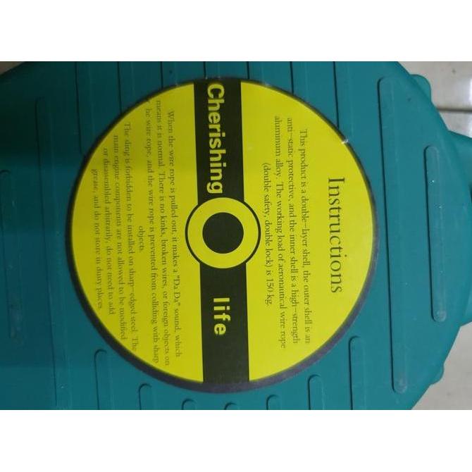 Murah Fall Arrester 10 Meter Safety Lifeline Tali Pengaman Safety