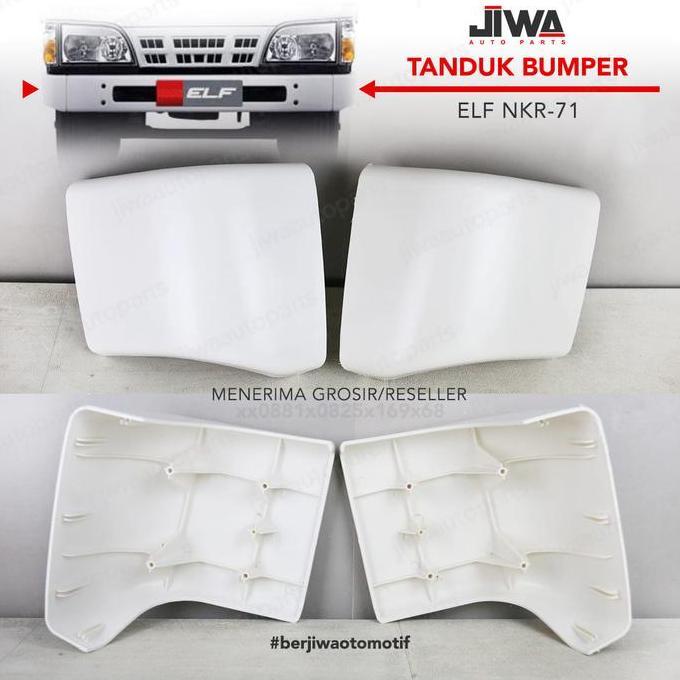 Jiwa Auto Tanduk Bumper ELF NKR 71 ELF MACAN Bagian Depan Tanduk Bemper Truk