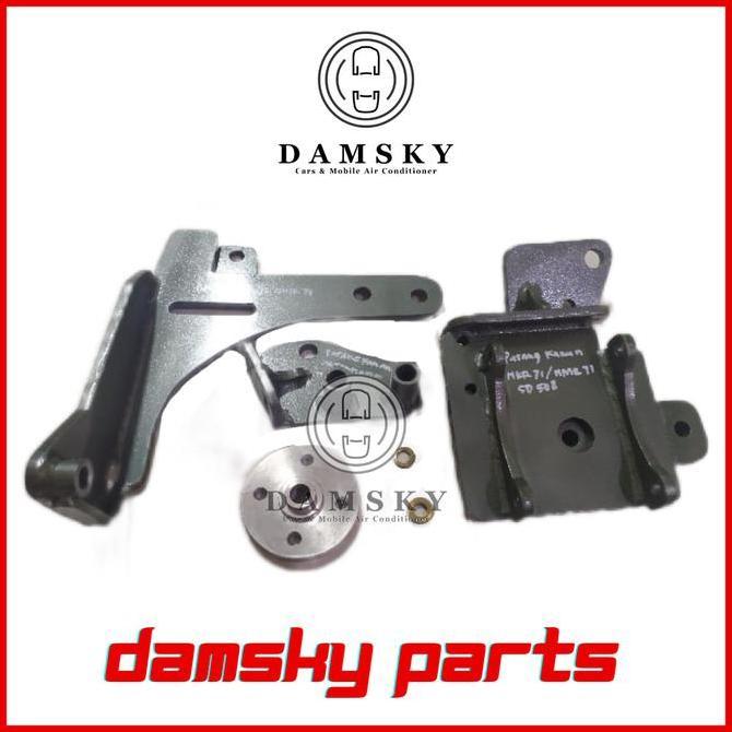 BEBAS ONGKIR - Bracket Dudukan Compressor AC Mobil Elf NMR 71/81 NKR 71 Sanden 508