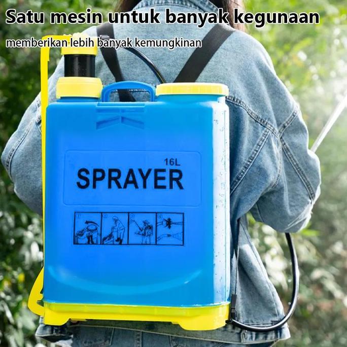 Yolk Sprayer Manual 16Liter Taking Semprotan Manual Knapsack Sprayer Alat Semprot Tanaman Pertanian 